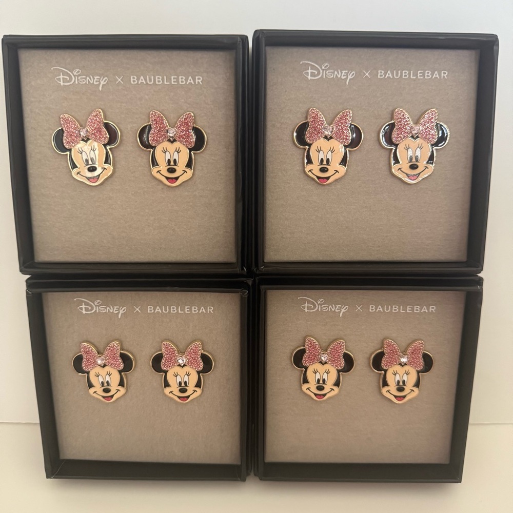 Disney x BaubleBar Minnie Mouse Valentine Earrings